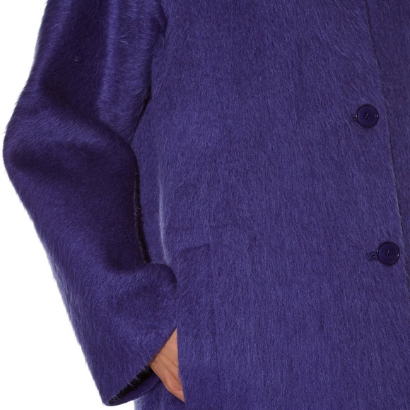 Max Mara Alcamo Coat-blue - Picture 13 of 14